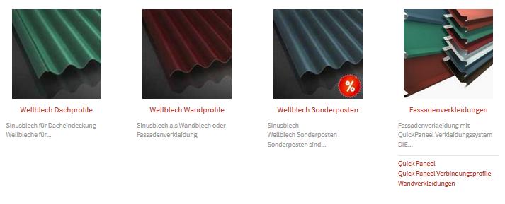 Trapezbleck Online Shop Trapezblech