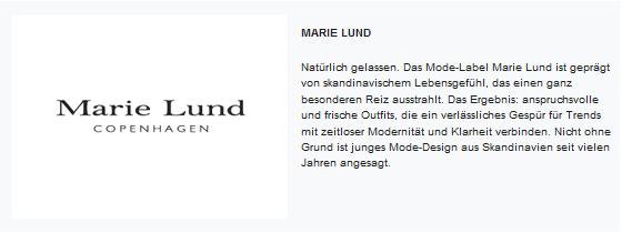 Marie Lund Angebote