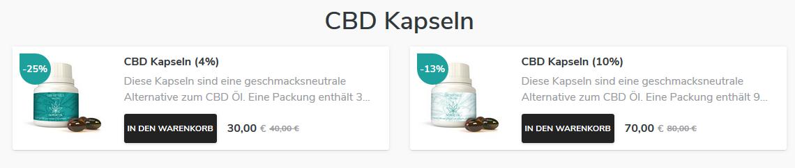 Nordic Oil CBD Kapseln Nordic Oil CBD Kapseln