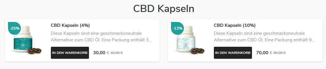 Nordic Oil CBD Kapseln