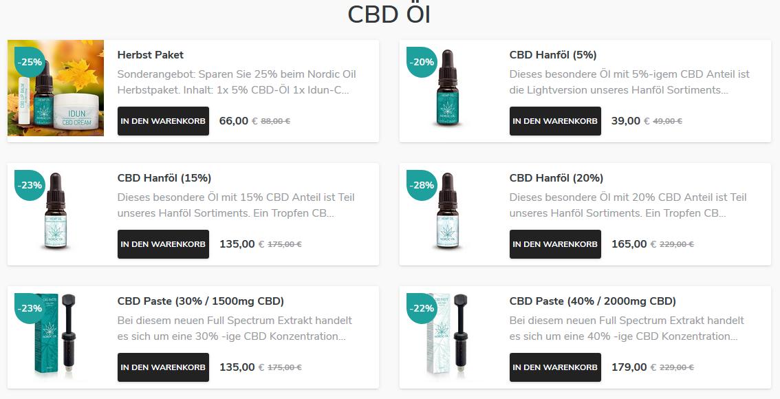Nordic Oil CBD Oel Nordic Oil CBD Oel
