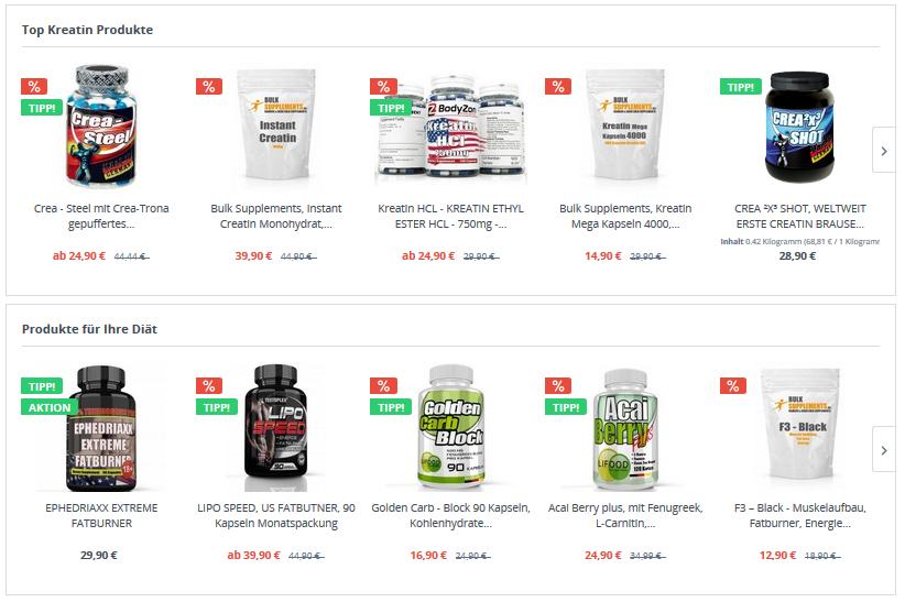 Nutrition Discount Angebote