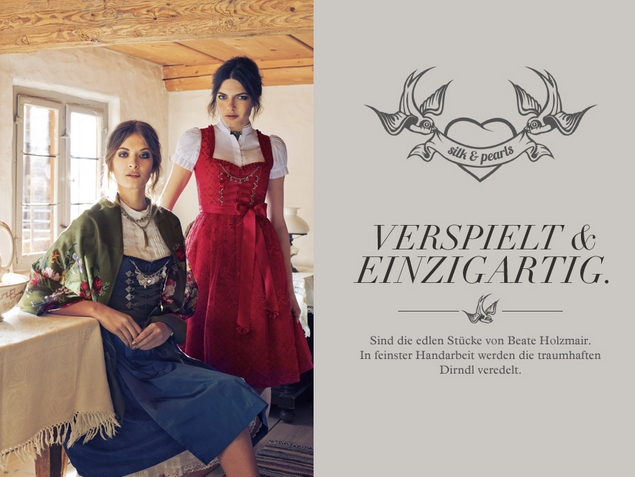 Silk & Pearls Dirndl