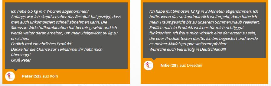 Slimosan Bewertung Slimosan Bewertung
