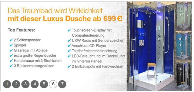 Acquavapore Duschen