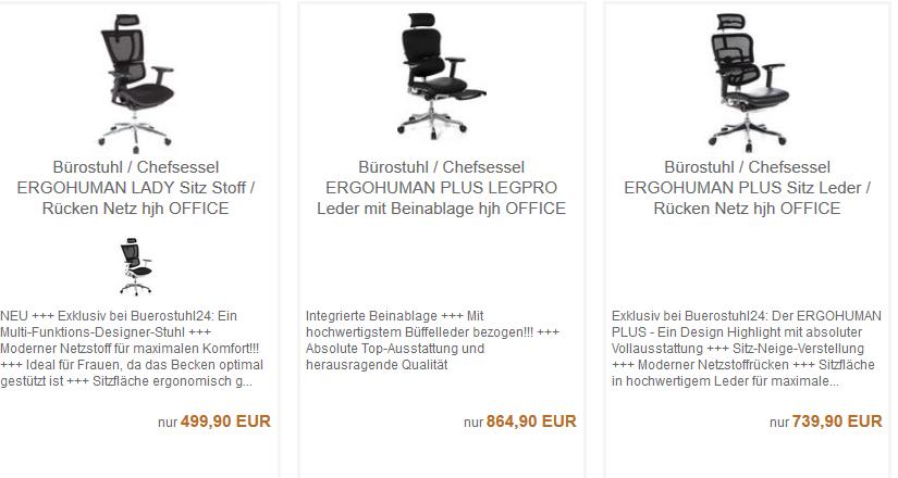 Ergohuman Bürostuhl