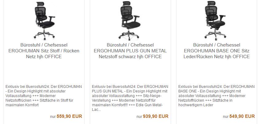 Ergohuman Bürostuhl