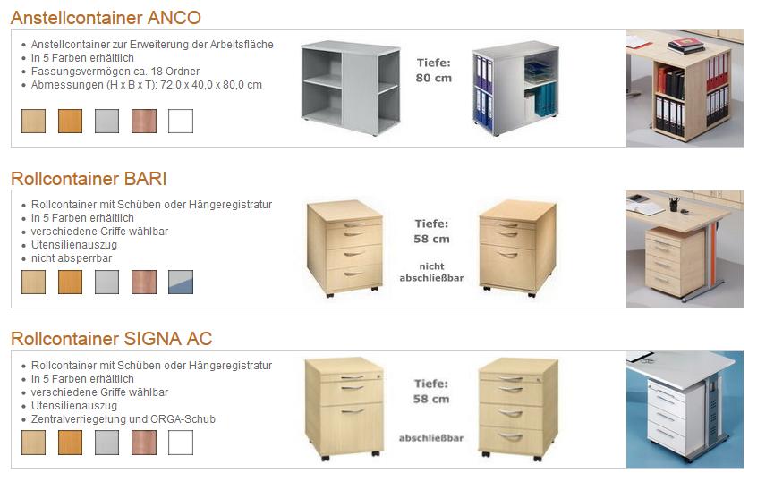 Hammerbacher Rollcontainer 