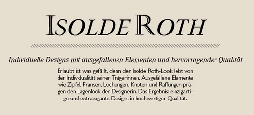 Isolde Roth Outlet