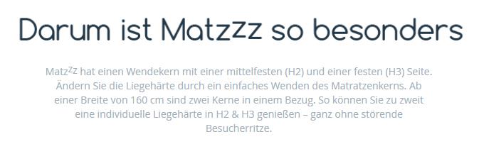 Matzzz Matratze
