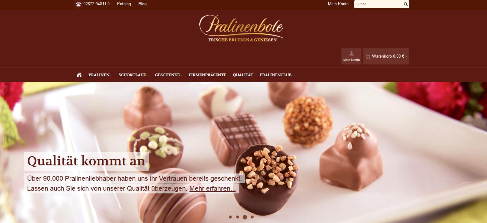 Pralinenbote Shop